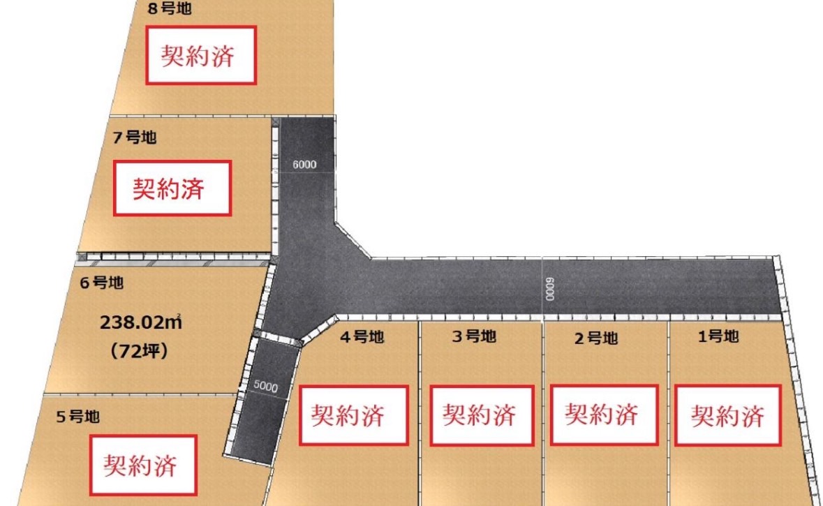 【物件番号1117】防府市田島6号地・建築条件なし♪