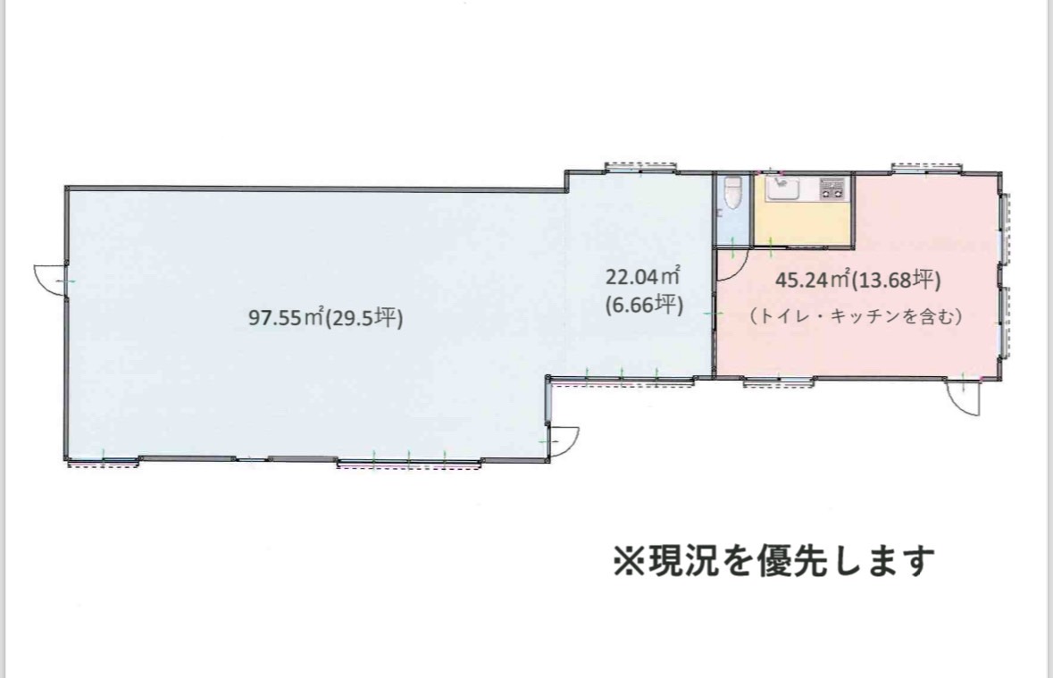 【物件番号1121】防府市高倉の店舗・事務所