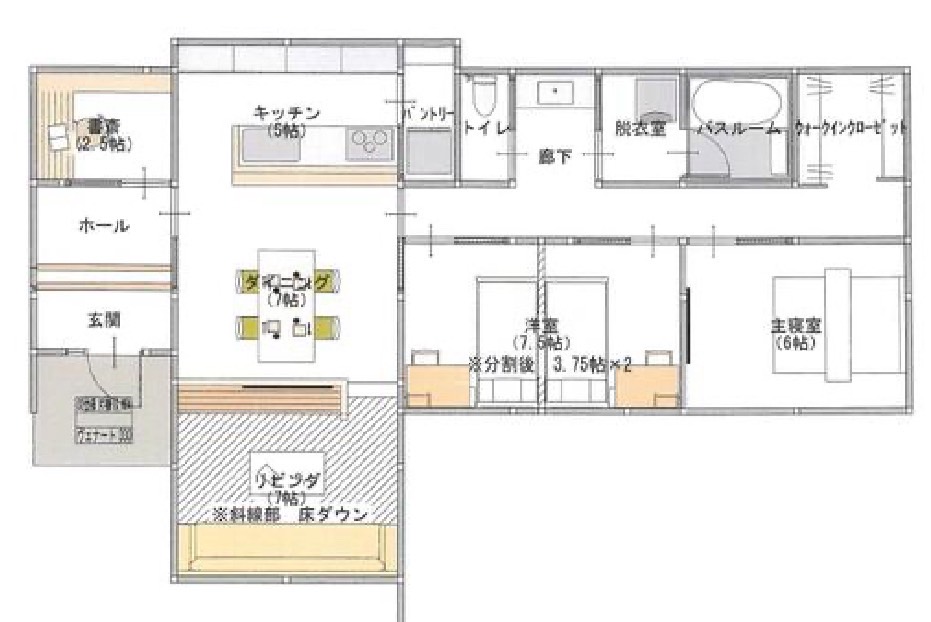 【物件番号1223】山口市 大内御堀 平屋建 ３ＬＤＫ