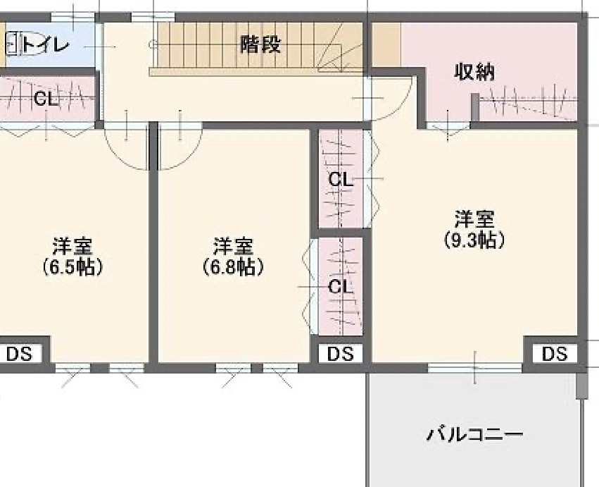 【物件番号1224】防府市 勝間２丁目 木造2階建 ４ＬＤＫ