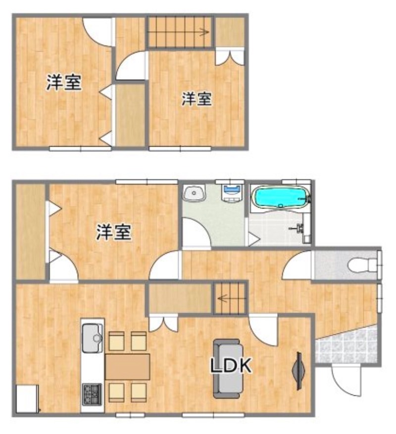 【物件番号1137】防府市仁井令のリフォーム物件♪華浦小・桑山中学校校区